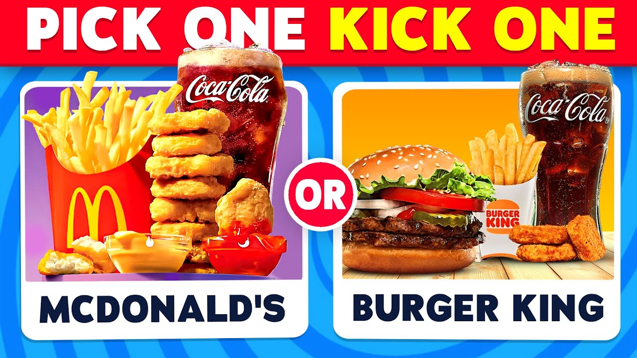 Pick One Kick One - Junk Food Edition 🍕🍩