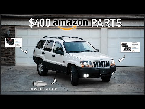$400 of AMAZON PARTS vs. JEEP WJ Grand Cherokee (Looks & Sounds BEAST)