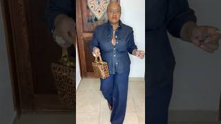 Spring Chic: Dark Denim on Denim Style for Women 50+ #styleshorts