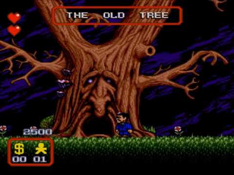 The Addams Family (SEGA GENESIS) Platform 1993 gameplay playonline