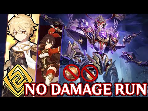 Scaramouche boss fight NO DAMAGE, NO FOOD, Shouki no kami the prodigal