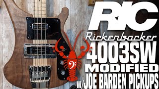 Video thumbnail for Rickenbacker 4003SW - Meet 'Wally', the Modified Marvelous Ric! - LowEndLobster Fresh Look by LowEndLobster