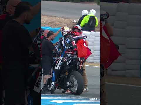 Danilo Petrucci receives the paddock’s love ✨ | 2026 #SpanishWorldSBK 🇪🇸