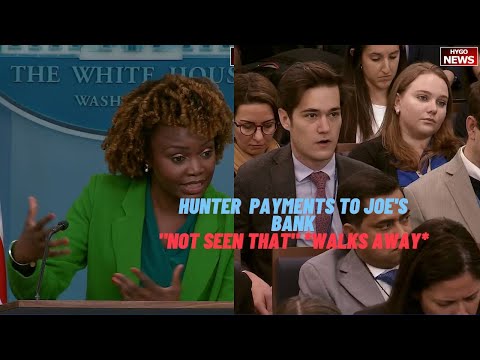 KJP Walks Out Hunter Payments To Joe's Bank Account? Additional election monitors in swing states?