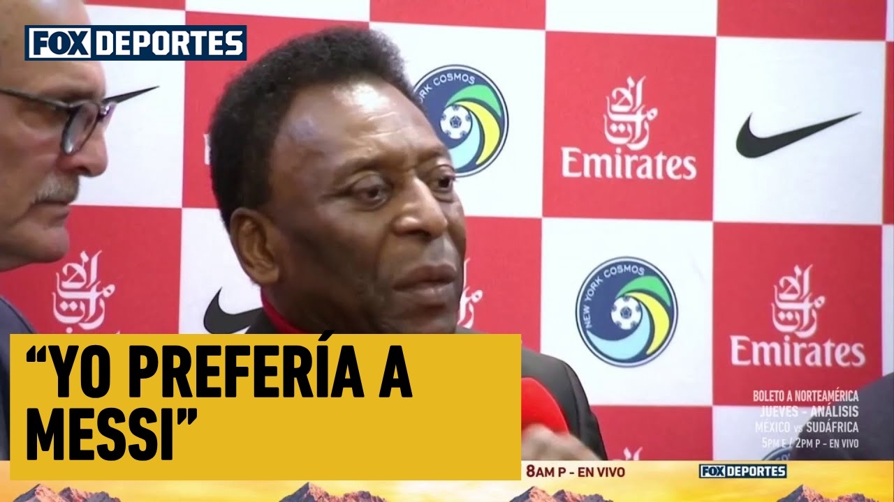 🔥 MESSI VS CRISTIANO | "Yo preferiría a Messi", dijo Pelé al ser consultado