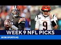 Week 9 NFL Picks: Browns at Bengals, Chargers at Eagles, Cardinals at 49ers, & MORE | CBS Sports HQ