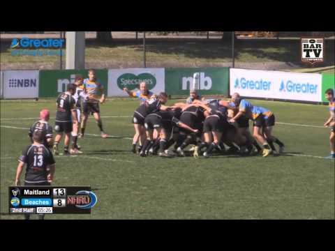 2015 NHRU Elimination Semi Final Premier 3 Highlights - Maitland v Southern Beaches