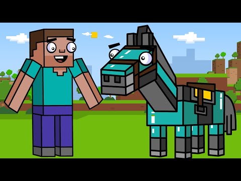 Rare Diamond Horse Armor!! - Block Squad Minecraft