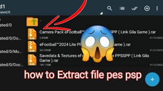 how to Extract pes 2024 ppsspp