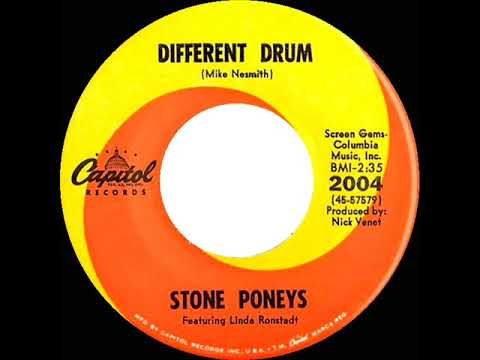 1967 HITS ARCHIVE: Different Drum - Stone Poneys (Linda Ronstadt) (mono 45 single version)
