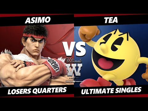 Ultimate Wanted 4 Losers Quarters - Asimo (Ryu) Vs. Tea (Pac Man) SSBU Ultimate Tournament