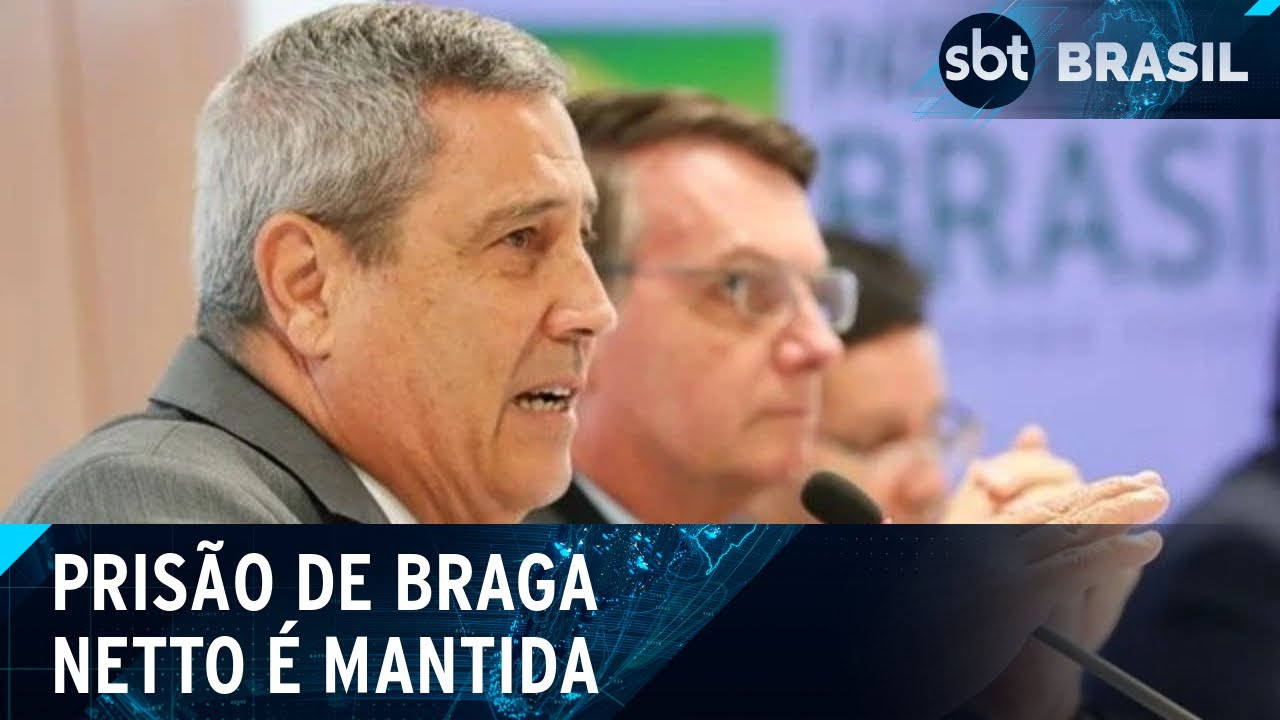 Prisão preventiva de Braga Netto é mantida pelo STF | SBT Brasil (14/12/24)