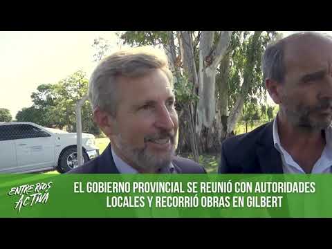 ✨ El gobierno provincial se reunió con autoridades locales y recorrió obras en Gilbert.