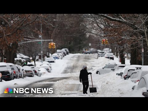 Thousands still without power after U.S. hit with historic snowstorm