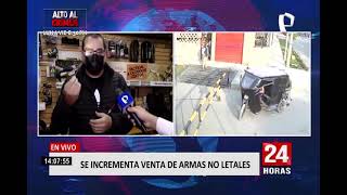 Venta de armas no letales se incrementa ante ola de delincuencia