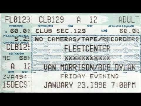 Bob Dylan 1998 US Winter Tour - Fleet Center Boston, MA USA   23rd January 1998