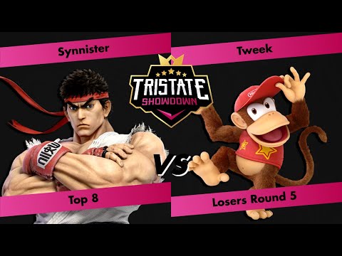 Tristate Showdown #2 - Synnister (Ryu) VS Tweek (Diddy Kong) - Top 8 - Losers Round 5