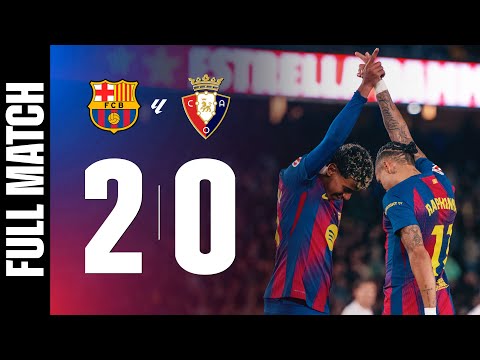 FULL MATCH | FC BARCELONA 2 vs 0 OSASUNA | LALIGA 2025/26 MD16 🔵🔴
