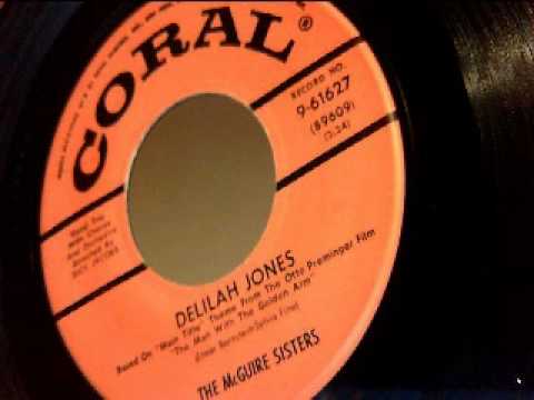 delilah jones - the McGuire sisters - coral 1956