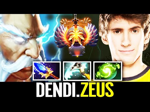 DENDI Zeus [FULL GAMEPLAY] - Pro Midlane Guide | Dota 2 IMMORTAL GAMEPLAY