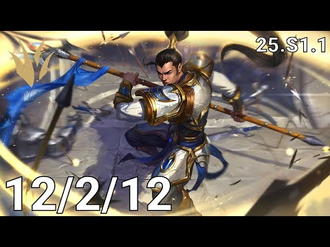 Xin Zhao Jungle vs Udyr - EUW grandmaster | Patch 25.S1.1