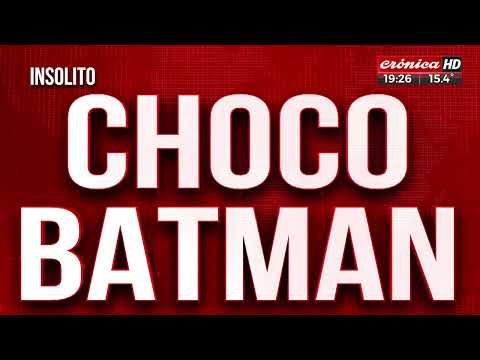 Insólito: chocó Batman