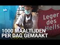 Helse drukte in keuken Leger des Heils