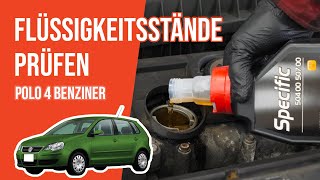 Youtube thumbnail of video "Die Flüssigkeitsstände prüfen Polo 4 1.4 📏"