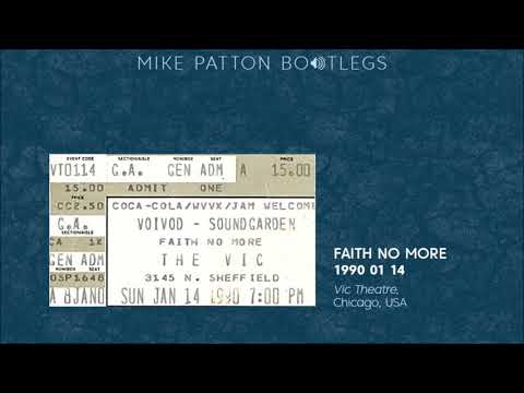 1990/01/14 Faith No More - Vic Theatre, Chicago, IL, USA