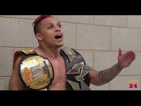 Champion KC Navarro Speaks w/ Val Capone - Amazing Red, Will Ospreay, and Brian Pillman Jr