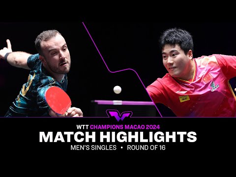 FULL MATCH | Simon Gauzy vs Liang Jingkun | MS R16 | #WTTMacao 2024