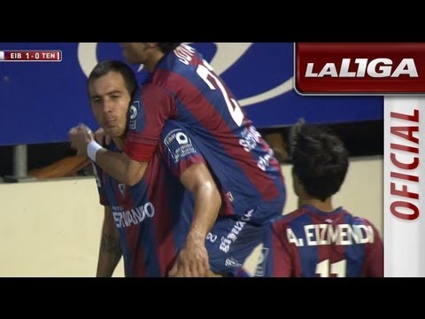 Gol de Urko Vera (1-0) en el SD Eibar - CD Tenerife - HD