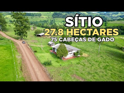 SÍTIO A VENDA EM SANTA CATARINA RIO PASTO ANIMAIS R$2.2Mi