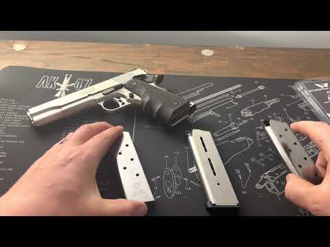 1911 7 \u0026 8 round Magazine review. Wilson Combat 47C-HV, ETM 500 C-HD, Vickers, ACT, SIG, COLT.