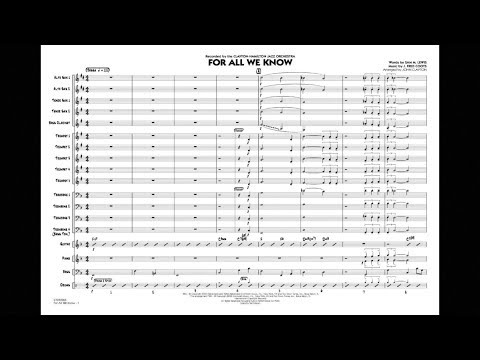 For All We Know arranged by John Clayton