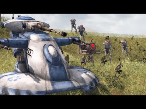 ULTIMATE STAR WARS MOD: CIS Battle Droids vs Clone Troopers! - Men of War: Assault Squad 2