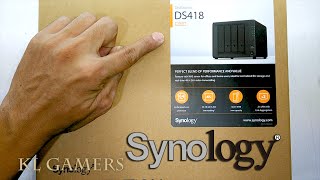 Synology DiskStation DS418 Unbox Assemble Seagate Enterprise NAS HDD 4TB Network Attached Storage