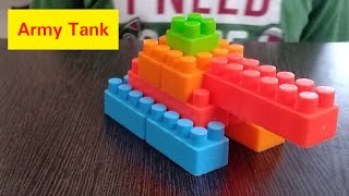 Building Blocks For Kids/Blocks For Kids/Block Building ARMY TANK