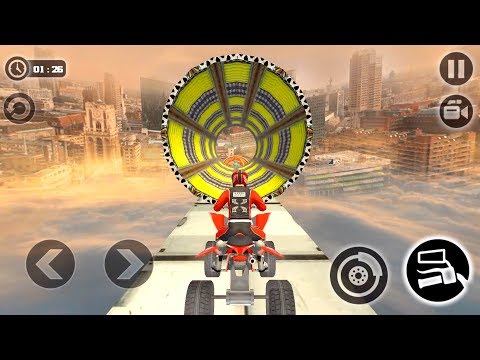 Racing Quad Bike Moto Stunt : ATV Impossible Track Best Android Gameplay