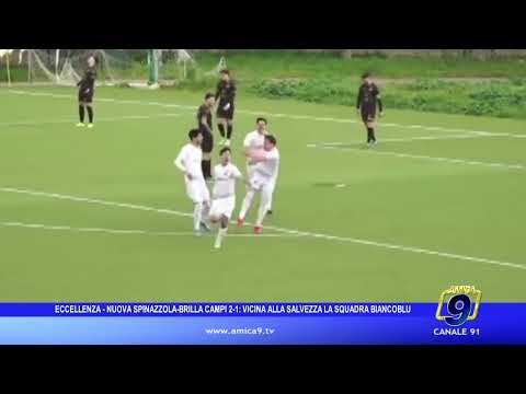 Eccellenza Pugliese: Nuova Spinazzola- Brilla Campi 2-1: salvezza sempre più vicina per i biancoblu