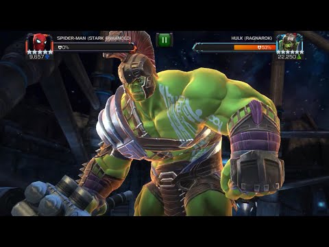 GLADIATOR HULK (RAGNAROK) ALL SPECIAL ABILTIES AND ATTACKS GAMEPLAY! (MCOC) (6 STAR) (UNCOLLECTED)