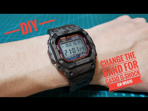 Change the band for CASIO G-SHOCK GW-M5610