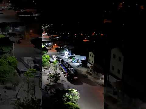 Vôo noturno Ponto dos volantes MG #minasgerais #drone