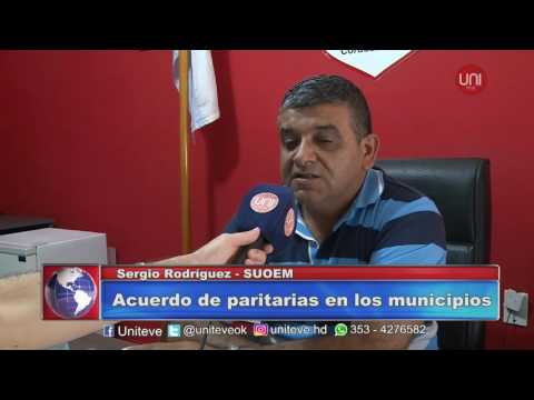 Acuerdos de paritarias en los municipios.