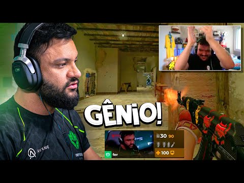 PQP!! Gaules APLAUDE jogada genial do FER | IMPERIAL vs BNE no Major Antwerp 2022