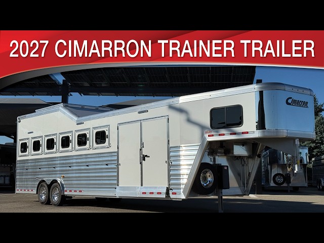 Preview image of 2027 Cimarron Norstar 6 Horse Gooseneck Trainer Trailer youtube video