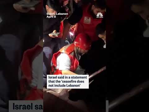 Israel says Iran ceasefire 'does not include Lebanon'