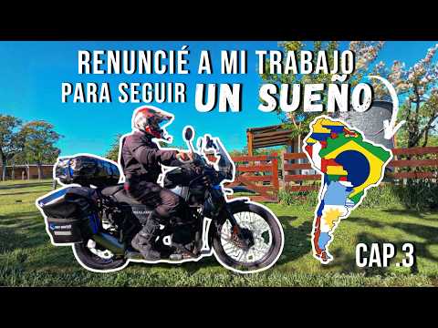 ¡Comienza el VIAJE por Sudamérica en moto! 🌎 Gouin - Tandil