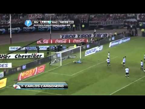 Gol de Carbonero River 2 Racing 1  Fecha 17  Torneo Final 2014
