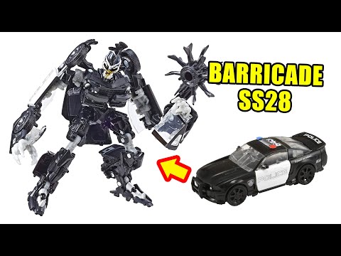 Transformers Toys | Transforming Police Car to Robot Barricade SS28 Mode | Brett Stevenson